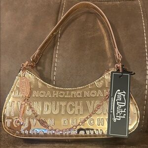 Von Dutch Rose-Gold Women's Bag